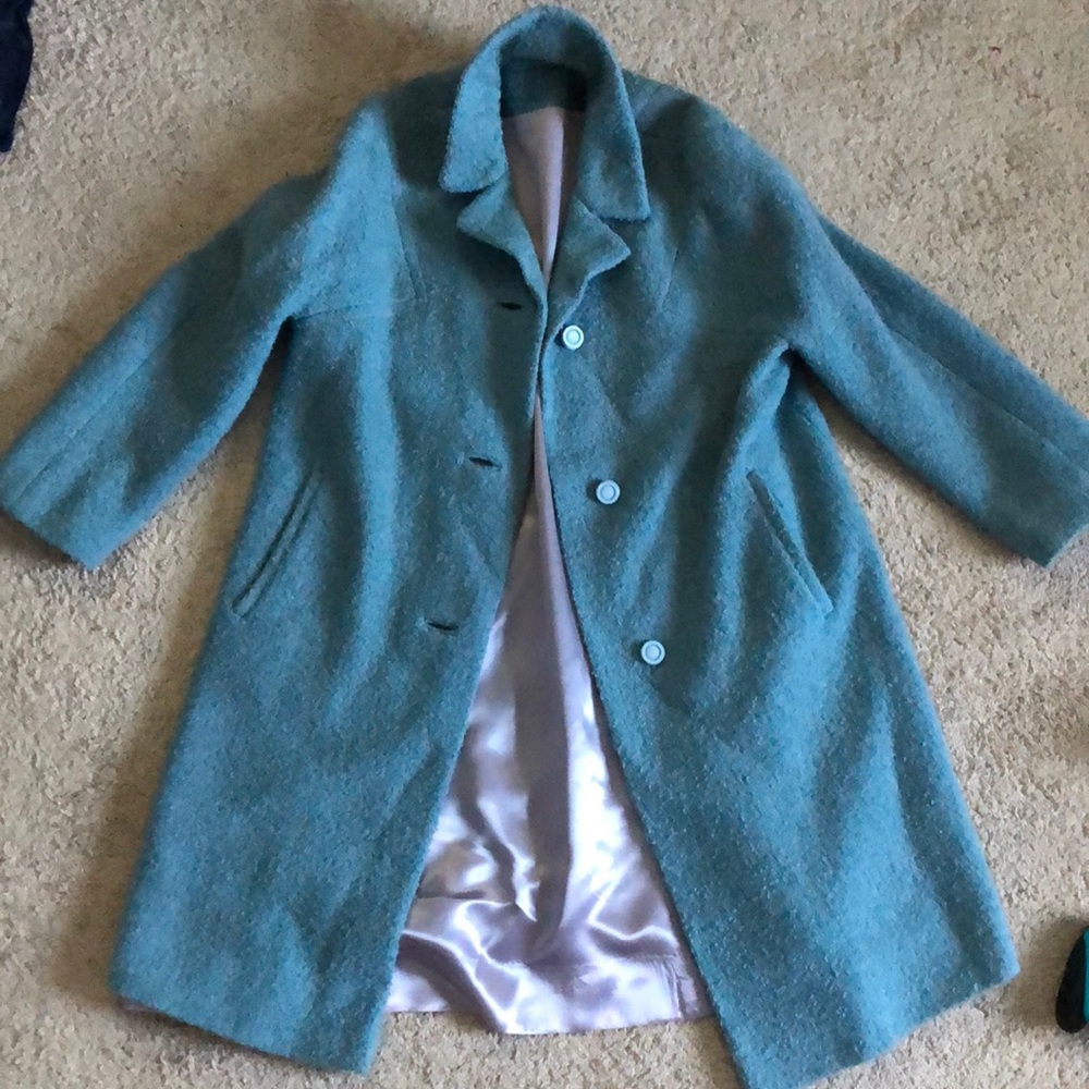 1950s-1960s Vintage light blue coat
